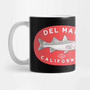 Del Mar California Fishing Mug